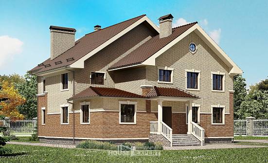 300-004-Л Проект двухэтажного дома, просторный загородный дом из газобетона Мценск | Проекты домов от House Expert