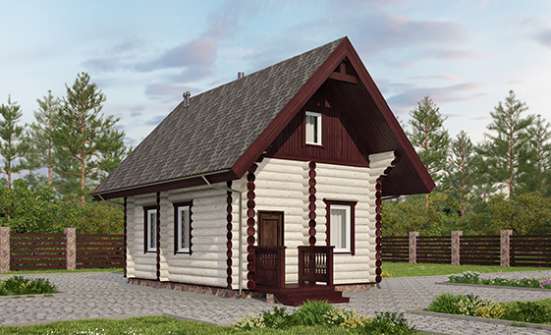 035-001-Л Проект бани из дерева Ливны | Проекты одноэтажных домов от House Expert