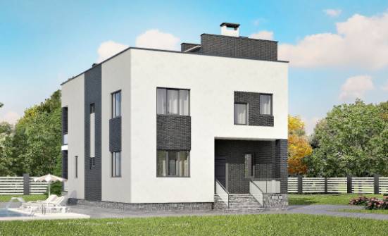 225-001-П Проект двухэтажного дома, уютный загородный дом из газобетона Мценск | Проекты домов от House Expert