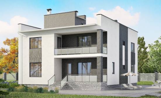 225-001-П Проект двухэтажного дома, уютный загородный дом из газобетона Мценск | Проекты домов от House Expert