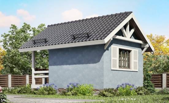 020-001-Л Проект одноэтажного дома, компактный домик из дерева Ливны | Проекты домов от House Expert