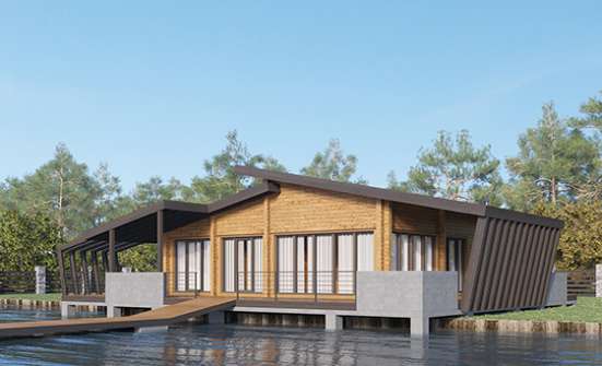 100-007-П Проект бани из бревен Орел | Проекты одноэтажных домов от House Expert